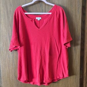 Knox Rose Red Relaxed Tee